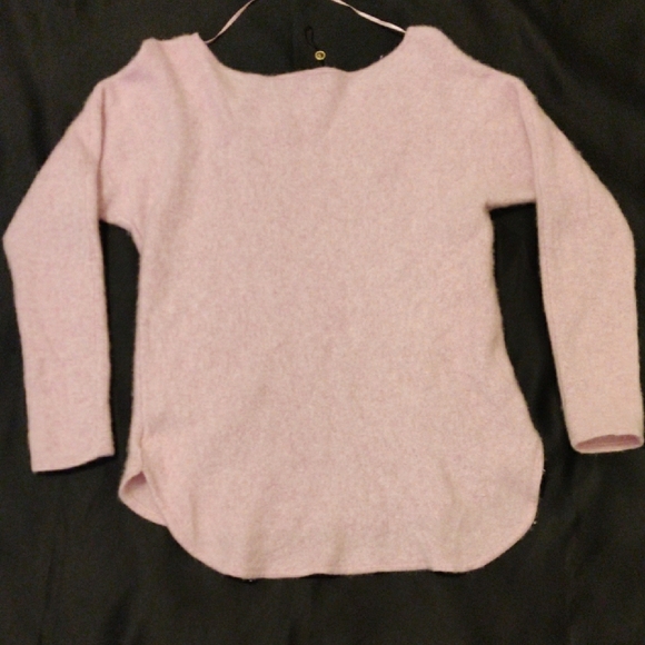 CASHMERE Charter Club. Pink Long Sleeve Sweater - Picture 3 of 12